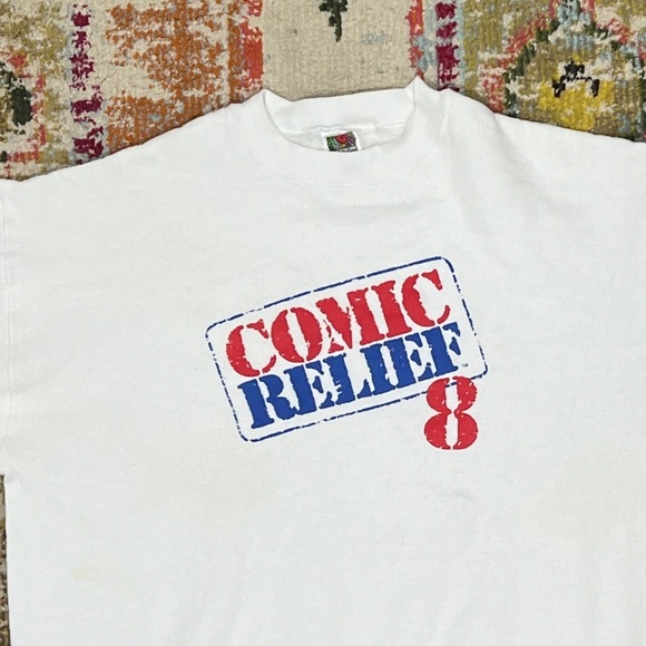 Comic Relief 8 Vintage Comedy 1998 Crewneck Pullover Sweatshirt - Picture 3 of 6